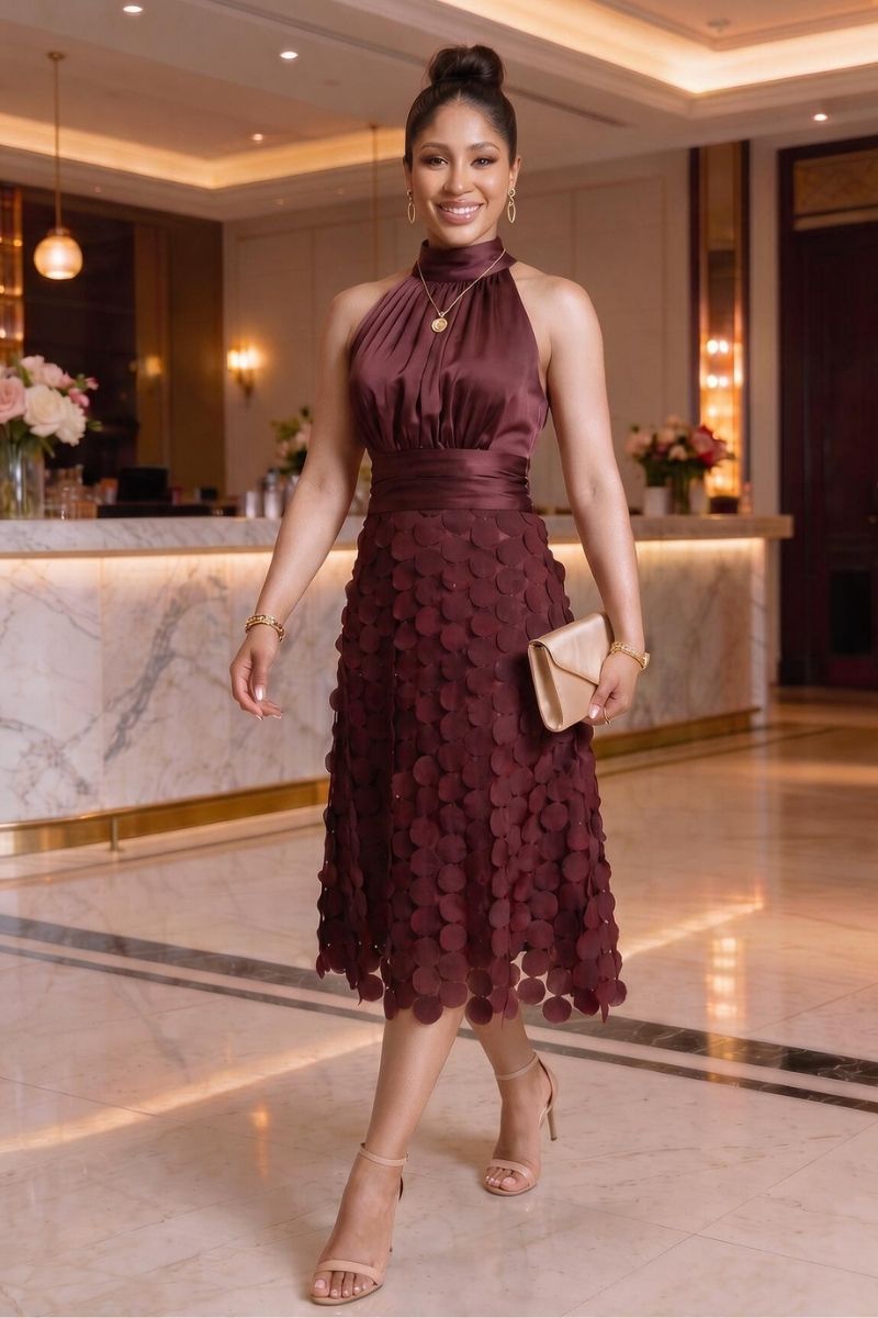 Enchantment Luxe -Wine Red